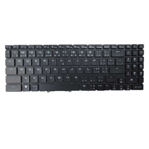 Laptop Per Key RGB Backlit Keyboard For MSI NSK-FG2ABN 13 9Z.NL4BN.A13 S1N3ECS253D10 S1N-3ECS253-D10 Czech CZ Black No Frame New