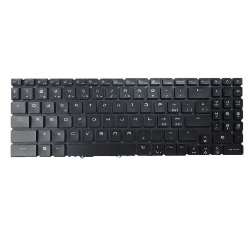 Laptop Per Key RGB Backlit Keyboard For MSI NSK-FG2ABN 00 9Z.NL4BN.A00 S1N3ECH243D10 S1N-3ECH243-D10 Swiss SW Black No Frame New