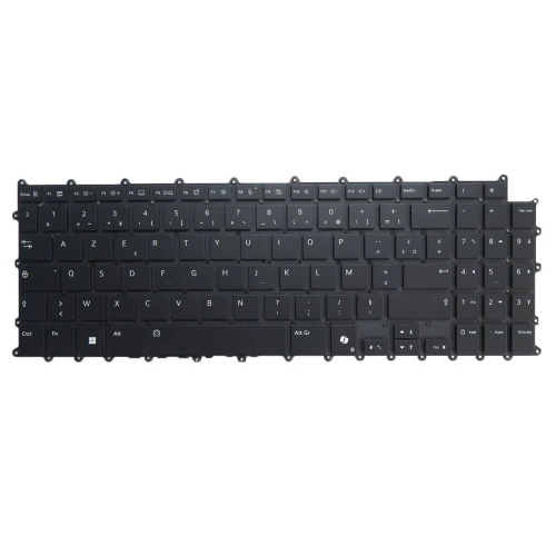 Laptop Backlit Keyboard For LG 16Z90TP-K 16Z90TP-K.ADL6U1 16Z90TP-KA5WK 16Z90TP-K.AAW4U1 16Z90TP-K.AL89C 16Z90TP-K.AL87C French FR Black No Frame New