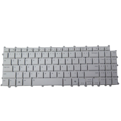 Laptop Backlit Keyboard For LG 20B8C-US KT0120B8QS03USA00 EAT30755002 English US White No Frame New