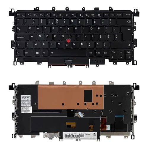 Laptop Keyboard For Lenovo Thinkpad X1 Yoga 1st Gen English US 00JT864 01AW903 With Backlit With iron frame New