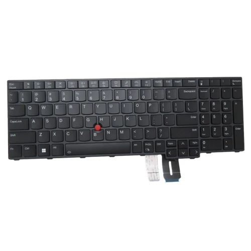 Laptop Keyboard For Lenovo ThinkPad P16 Gen 1 P16 Gen 2 English US Black With Backlit With Black Frame New