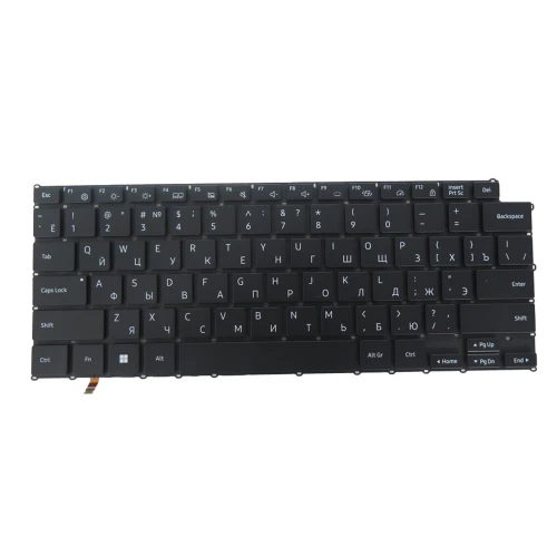 Laptop Keyboard For Samsung Galaxy Book2 14 NP641BEF 641BEF Russia RU With 2-Zone RGB Backlit BA59-04693C Black New