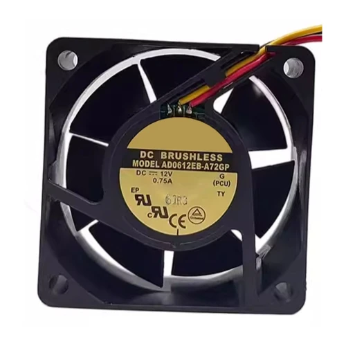 Cooling Fan For ADDA AD0612EB-A72GP DC12V 0.75A 2-wire New