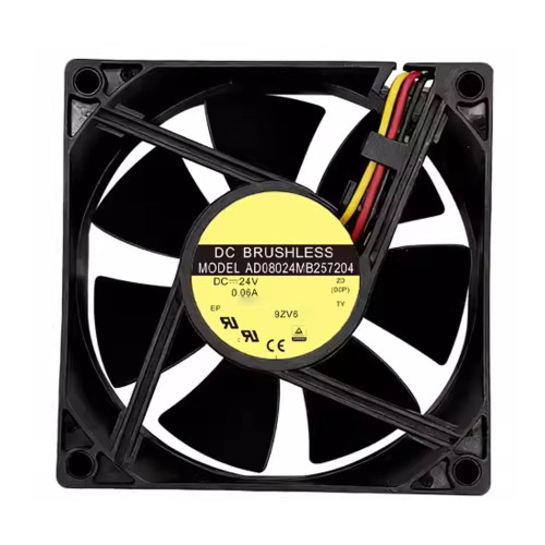 Cooling Fan For ADDA AD08024MB257204 DC24V 0.06A 3-wire New