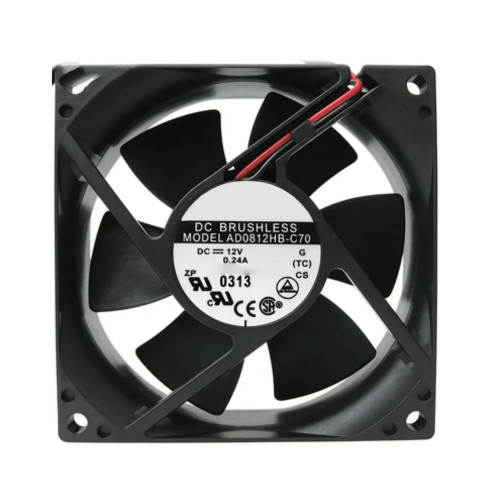 Cooling Fan For ADDA AD0812HB-C70 DC12V 0.24A 2-wire New