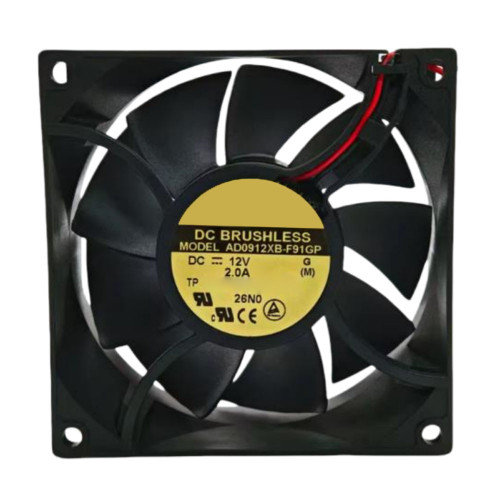 Cooling Fan For ADDA AD0912XB-F91GP DC12V 2.0A 2-wire New