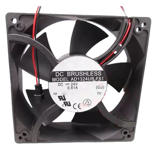 Cooling Fan For ADDA AD1324UB-F51 DC24V 0.61A 2-wire New