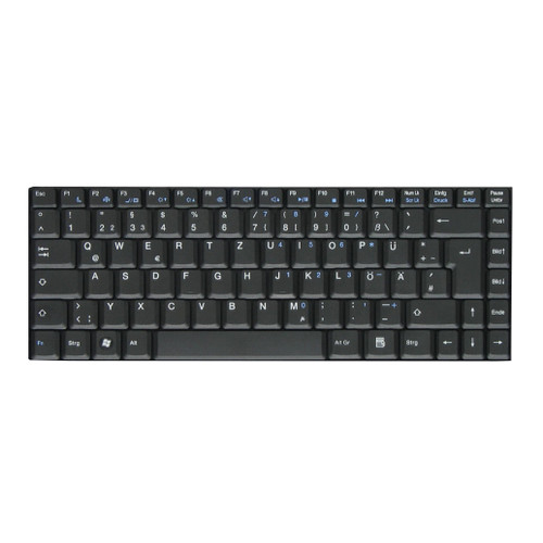 Laptop Keyboard For Zepto Znote 3415W Germany GR Black