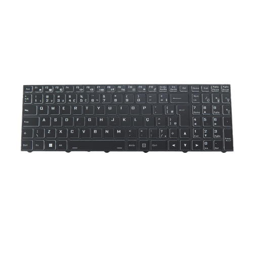 Laptop No Backlit Keyboard For CLEVO X580WNT X580WNT-D X580WNT-G Brazilian BR Black No Frame New