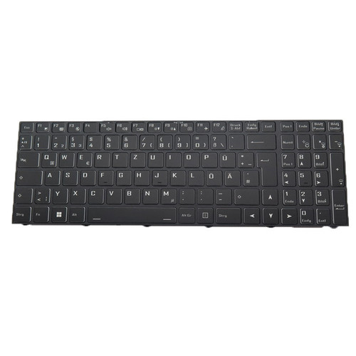 Laptop RGB Backlit Keyboard For CLEVO X580WNR X580WNR-D X580WNR-G German GR Black Frame New