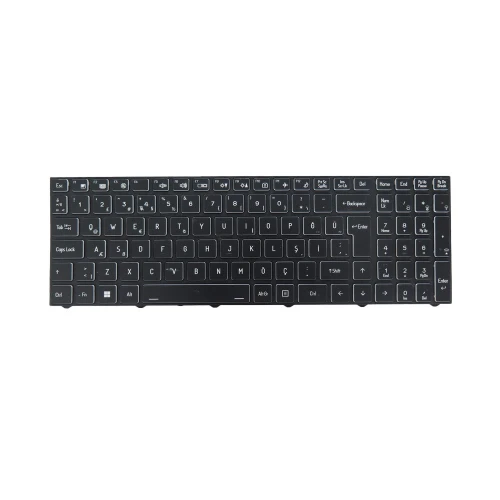 Laptop No Backlit Keyboard For CLEVO X585WNR X585WNR-D X585WNR-G Turish TR Black Frame New