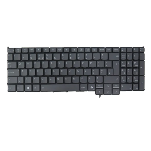 Laptop Keyboard For Lenovo ThinkBook 16 G8 IRL 21SH United Kingdom UK With Backlit Gray New
