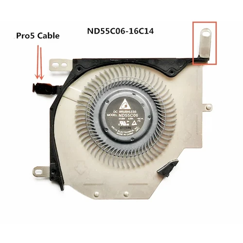 Tablet Replacement fan for Microsoft ND55C06-16G14 DC5V