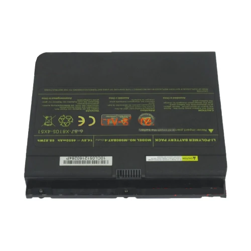 Laptop Battery For CLEVO X8100 14.8V 4650MAH 68.82WH New
