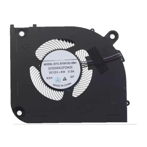 Laptop GPU Fan For 6-31-X370S-100 EFC-87091S2-0BH DC12V 0.5A 6W 4PIN New