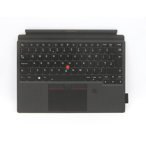 Tablet Base Keyboard For Lenovo ThinkPad X12 Detachable Gen 1 United Kingdom UK 5M11A37017 With Backlight With FingerPrint Black New