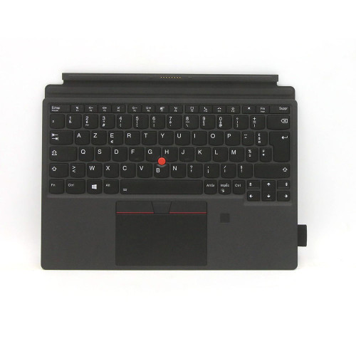 Tablet Base Keyboard For Lenovo ThinkPad X12 Detachable Gen 1 France FR 5M11A36993 With Backlight With FingerPrint Black New