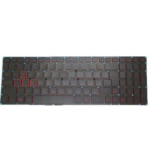 Laptop Keyboard For ACER Nitro 5 AN515-51 AN515-52 AN515-53 AN515-42 ACM16B66LA Latin America LA Red Word With Backlight
