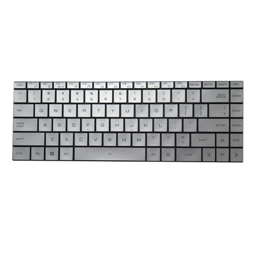 Laptop Keyboard For Insys IN1-X15 English US Silver New