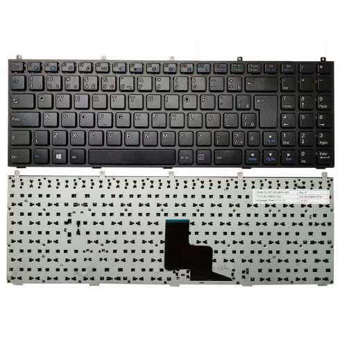 Laptop Keyboard For INSYS G.Force W1150ERM W150ERM Brazil BR Black Without Frame New