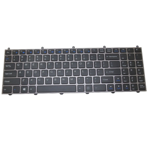 Laptop Keyboard For INSYS W650SB English US Gray Frame New