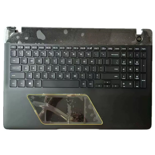 Laptop PalmRest&keyboard For Samsung NP8500GM 8500GM English US With Gold Touchpad Black New