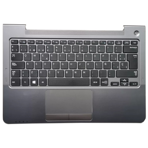 Laptop PalmRest&keyboard For Samsung NP542U3X 542U3X Nordic NR Gray New