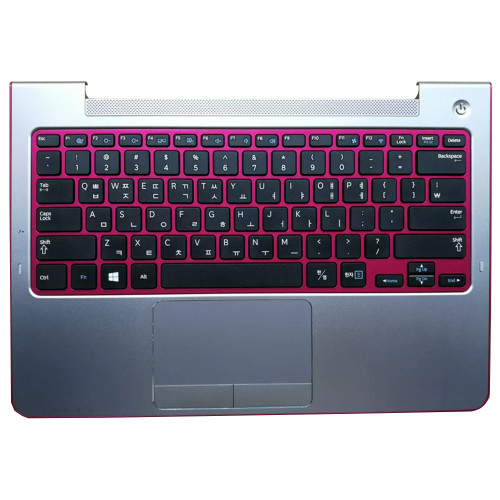 Laptop PalmRest&keyboard For Samsung NP542U3X 542U3X Korea KR Pink New