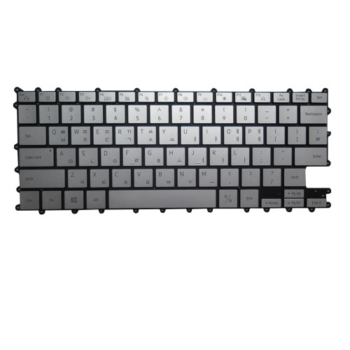 Laptop Keyboard For Samsung NP930QCA 930QCA Korea KR BA59-04505B 20A1B-US With Backlit Silver New