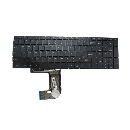 Used Laptop Monochrome Backlit For MB3501032 XK-HS287 F0006-032 United States US No Frame Silver (Missing keycaps) 90% New