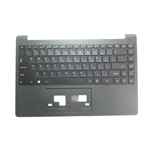 Black Monochrome Backlit Keyboard & Gray Palmrest For POSITIVO DN50-140H-B 61.DN50CS912D01 V6326B MB-17-6326B-MB-B0 Brazilian BR Without Touchpad
