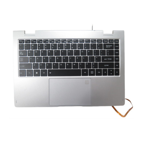 Used Black Single-Zone RGB Backlighting Keyboard & Silver Palmrest For MB2941010 F0071-010 United States US Without Touchpad 90% New