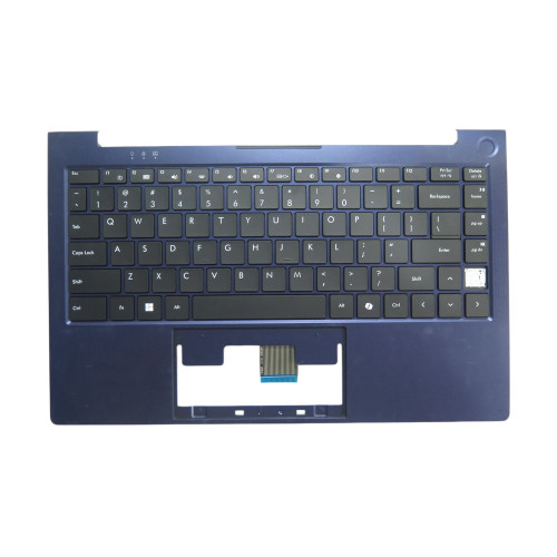 Used Black Monochrome Backlit Keyboard & Blue Palmrest For XN1G-141P5-C MB29011013 F0063-013 United States US Without Touchpad With AI Key 90% New