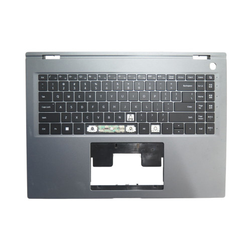 Used Black Monochrome Backlit Keyboard & Gray Palmrest For XN72-160M 61.XN72CK912A01 MB3162001 F0122-001 United States US Without Touchpad 90% New