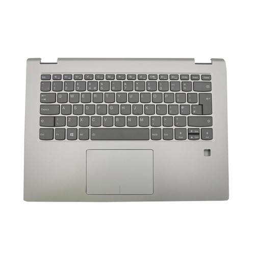 Laptop PalmRest&keyboard For Lenovo IdeaPad Yoga 520-14IKB United Kingdom UK 5CB0N67504 With Backlight Fingerprint Touchpad Grey New