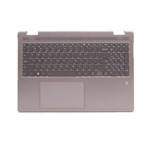 Laptop PalmRest&keyboard For Lenovo IdeaPad Yoga 7 16IAP7 English US 5CB1J01825 5CB1J01818 With Backlight Fingerprint Touchpad Grey New