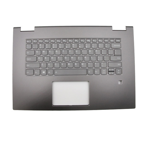 Laptop PalmRest&keyboard For Lenovo IdeaPad Yoga 730-15IKB English US 5CB0Q96479 Upper Case With Fingerprint Grey New