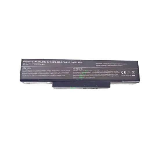 Laptop Battery For M660BAT-6 11.1V 4400MAH 48.84WH  New