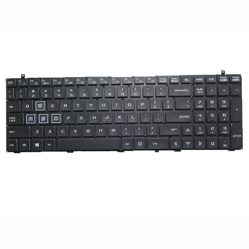 (4-Zone RGB Backlight) Laptop RGB Backlit Keyboard For EVOO EG-LP9-BK Gaming English US Black No Frame New