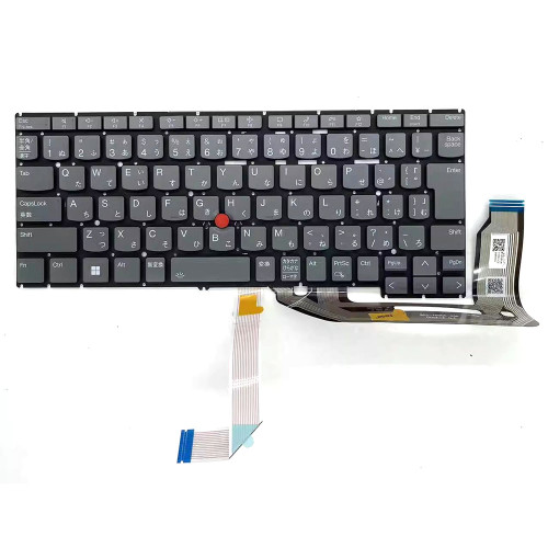 Laptop Keyboard For Lenovo ThinkPad X13 Gen 5 X13 Yoga Gen 5 X13 2-in-1 Gen 5 Japanese JP With Backlight Gray New