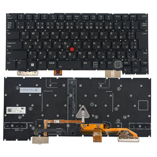 Laptop Keyboard For Lenovo ThinkPad X1 2-in-1 Gen 10 Japanese JP JA With Backlit Black New