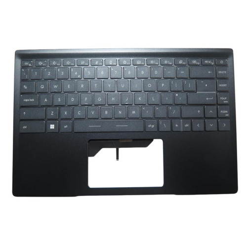 Laptop Blue PalmRest& Blue Keyboard For MSI Prestige 14 A11S 3074D3C427Y31 S1N2EUK604SA0 V194222CK4 Prestige 14-A11S Series United Kingdom UK/GB Monochrome Backlight No Touchpad New