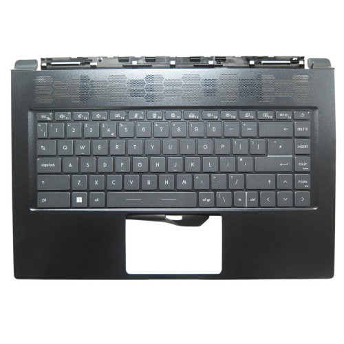 Used Laptop Blue PalmRest& Blue Keyboard For MSI Stealth 15M 562C414 S1N2EUK606SA0 V194222MK4 United Kingdom UK/GB Monochrome Backlight No Touchpad
