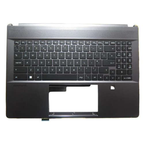 Laptop Gray PalmRest& Black Keyboard For MSI Creator Z17 A12U A12UET A12UGST A12UHST A12UHT United Kingdom UK/GB Fingerprint Sensor, Type-C Port with SD Card Slot New