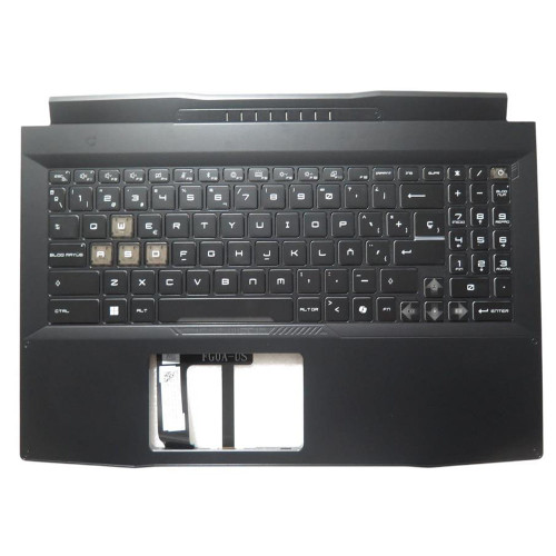 Laptop Black PalmRest& Black Keyboard For MSI Katana 15 B12V B12VGK B12VFK B12VEK MS1585 MS 1585 Spanish SP 4-Zone RGB Backlighting New