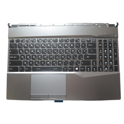 Gray Laptop PalmRest&Keyboard For MSI GL65 Leopard 10SDK Arabia AR Single-Key RGB Backlighting New