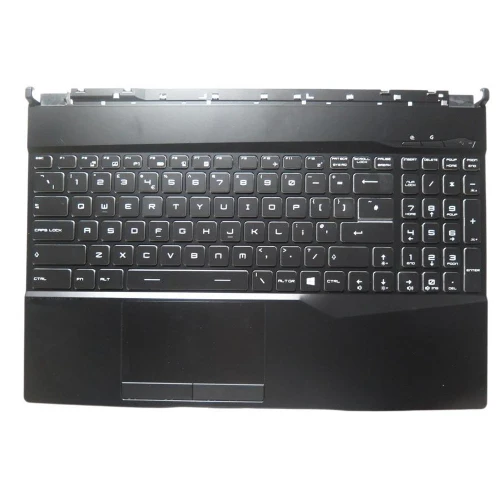 Gray Laptop PalmRest&Keyboard For MSI GL65 Leopard 10SDK United Kingdom UK/GB Single-Key RGB Backlighting New