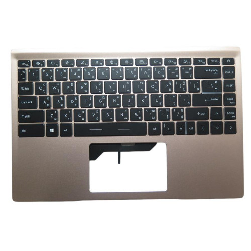 Laptop Pink PalmRest& Black Keyboard For MSI Modern 14 957-14D25-EC19 MS-14D2 95714D25EC19 4D2C816 S1N3ETH2F2SA0 V194222EK2 Thailand TI Monochrome Backlight New