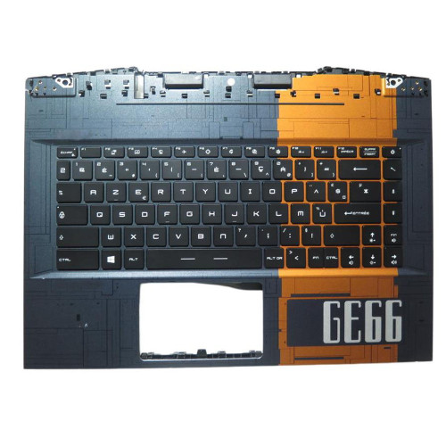 Laptop Blue-Yellow PalmRest& Black Keyboard For MSI GE66 Raider Dragonshield Limited Edition 11UE MS-1543 MS1543 MS1543 French FR New